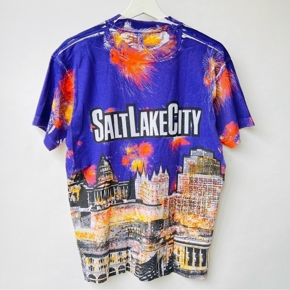 Vintage All over prints Salt Lake City T-shirt - Picture 2 of 7